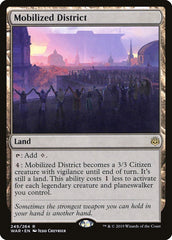 Distrito Mobilizado / Mobilized District - Magic: The Gathering - MoxLand