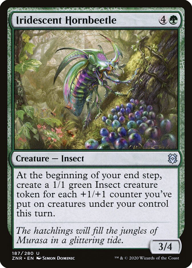 Serra-pau Iridescente / Iridescent Hornbeetle - Magic: The Gathering - MoxLand