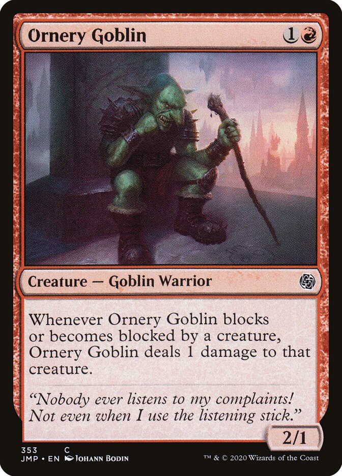 Goblin Turrão / Ornery Goblin - Magic: The Gathering - MoxLand