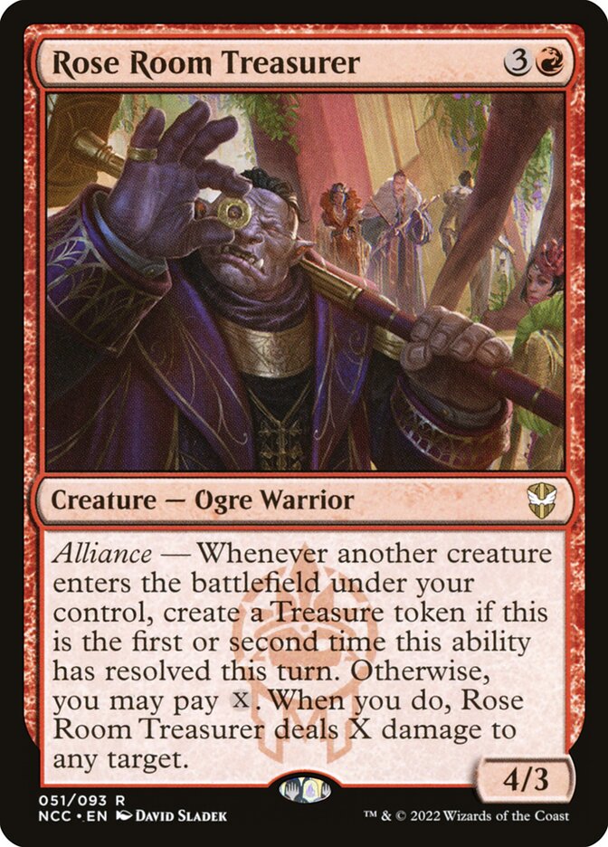 Tesoureiro do Salão das Rosas / Rose Room Treasurer - Magic: The Gathering - MoxLand