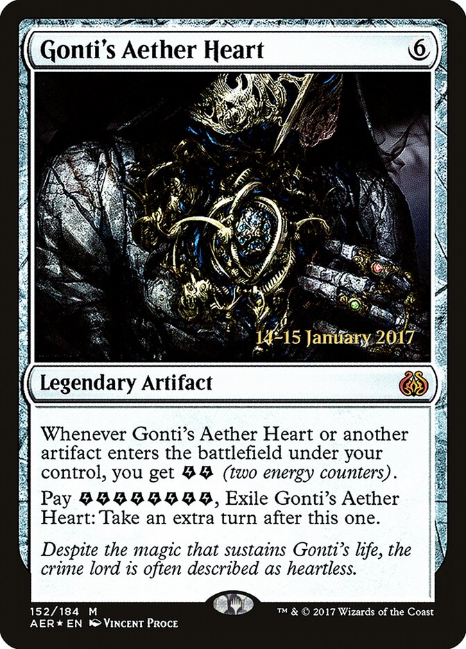 Coração Etérico de Gonti / Gonti's Aether Heart - Magic: The Gathering - MoxLand