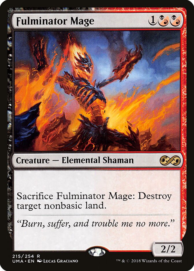 Mago Fulminador / Fulminator Mage - Magic: The Gathering - MoxLand