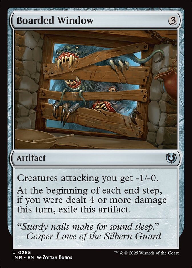 Janela Barrada / Boarded Window - Magic: The Gathering - MoxLand