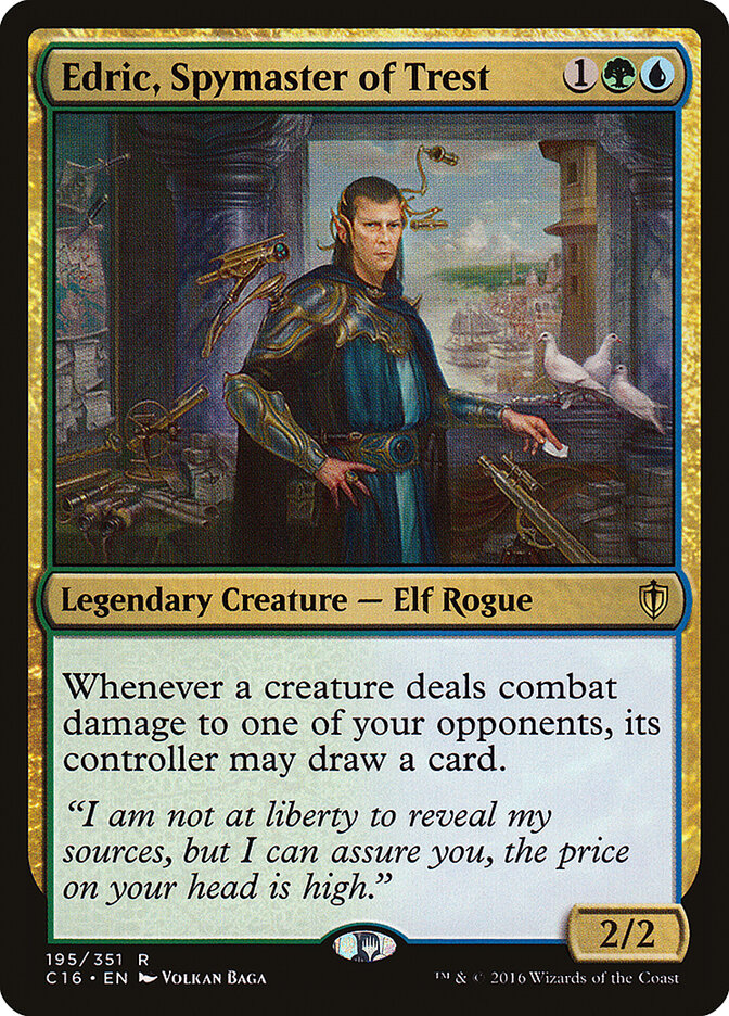 Edric, Espião-mestre de Trest / Edric, Spymaster of Trest - Magic: The Gathering - MoxLand