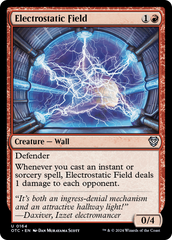 Campo Eletrostático / Electrostatic Field - Magic: The Gathering - MoxLand