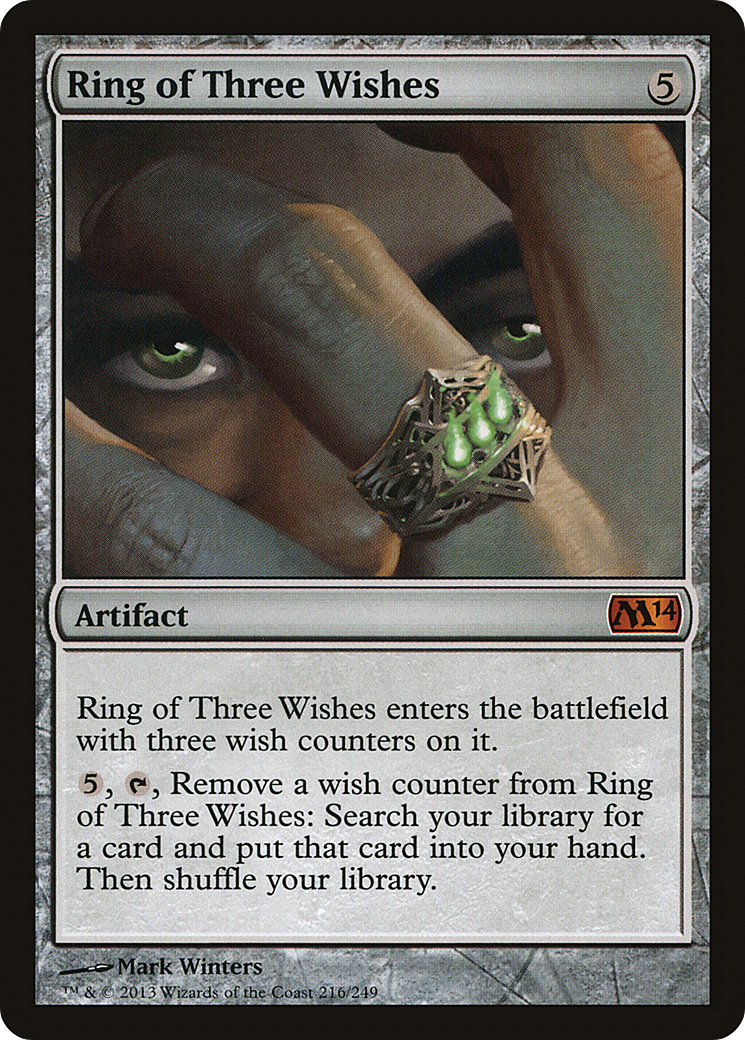 Anel dos Três Desejos / Ring of Three Wishes - Magic: The Gathering - MoxLand