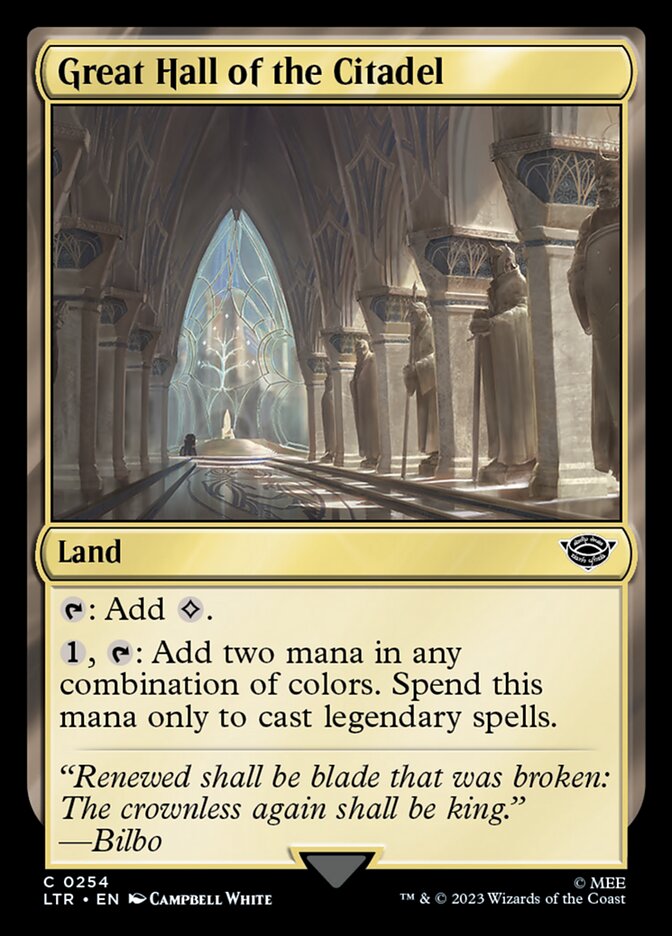Grande Salão da Cidadela / Great Hall of the Citadel - Magic: The Gathering - MoxLand
