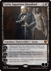 Sorin, Senhor Vampiro Imperioso / Sorin, Imperious Bloodlord - Magic: The Gathering - MoxLand