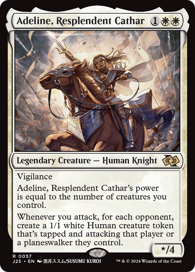 Adeline, Cátara Resplandecente / Adeline, Resplendent Cathar - Magic: The Gathering - MoxLand