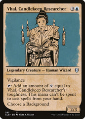 Vhal, Pesquisadora de Forte da Vela / Vhal, Candlekeep Researcher - Magic: The Gathering - MoxLand