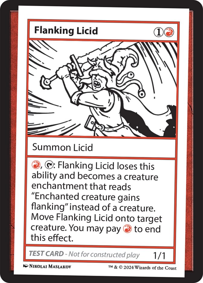 Flanking Licid - Magic: The Gathering - MoxLand