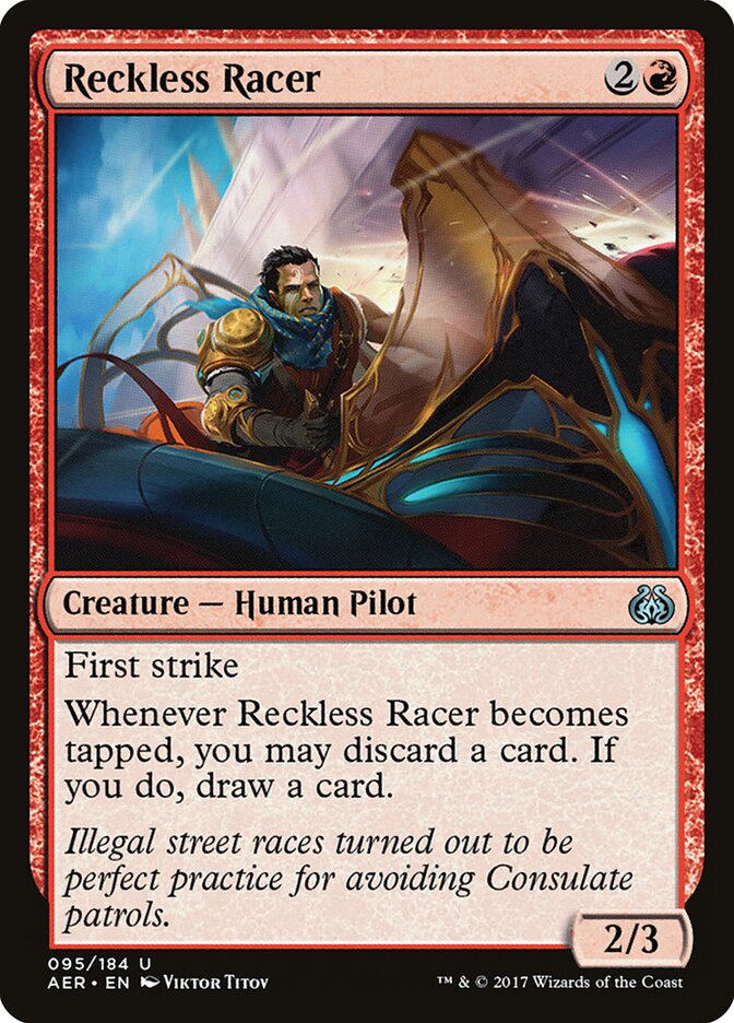 Piloto Ousado / Reckless Racer - Magic: The Gathering - MoxLand