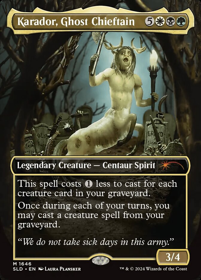 Karador, Cacique Fantasma / Karador, Ghost Chieftain - Magic: The Gathering - MoxLand