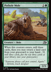 Toupeira dos Buracos / Pothole Mole - Magic: The Gathering - MoxLand