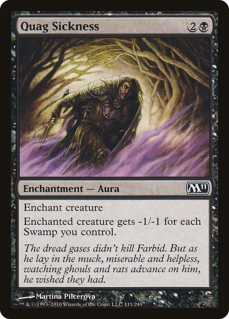 Enjoo de Lodaçal / Quag Sickness - Magic: The Gathering - MoxLand