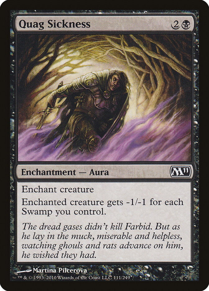 Enjoo de Lodaçal / Quag Sickness - Magic: The Gathering - MoxLand