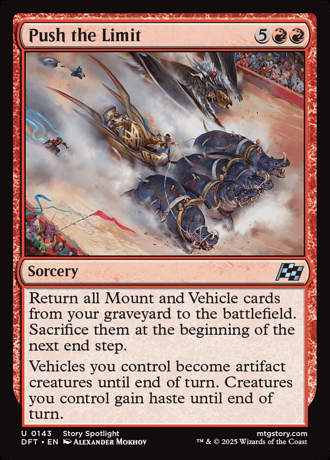 Ultrapassar o Limite / Push the Limit - Magic: The Gathering - MoxLand