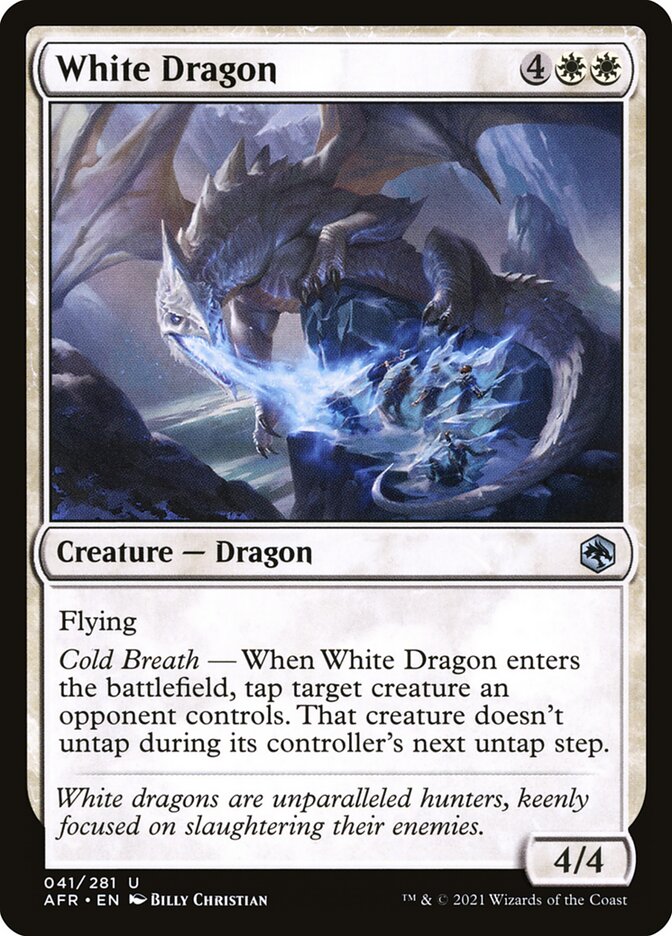 Dragão Branco / White Dragon - Magic: The Gathering - MoxLand