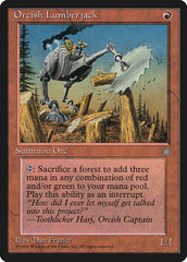 Lenhador Orc / Orcish Lumberjack - Magic: The Gathering - MoxLand