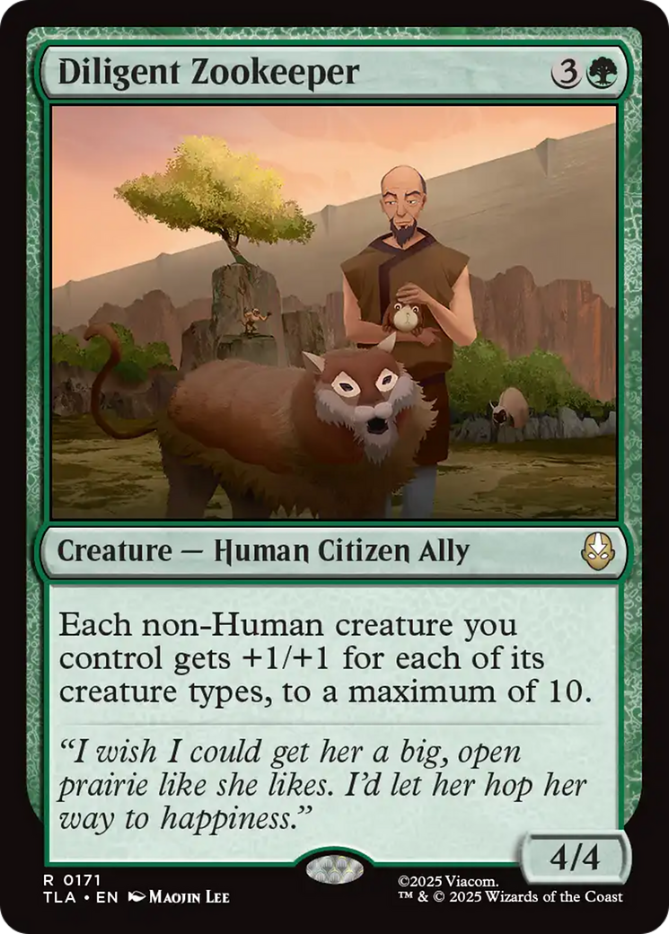 Tratador de Zoológico Diligente / Diligent Zookeeper - Magic: The Gathering - MoxLand