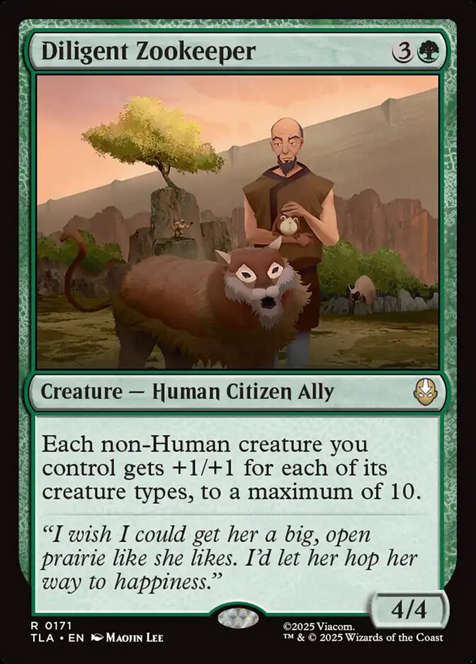 Tratador de Zoológico Diligente / Diligent Zookeeper - Magic: The Gathering - MoxLand