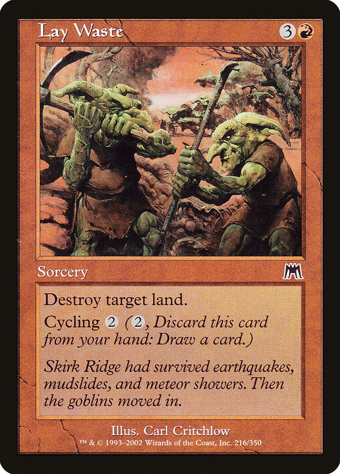 Assolar / Lay Waste - Magic: The Gathering - MoxLand