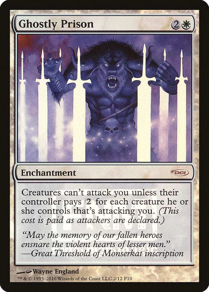 Prisão Fantasmagórica / Ghostly Prison - Magic: The Gathering - MoxLand
