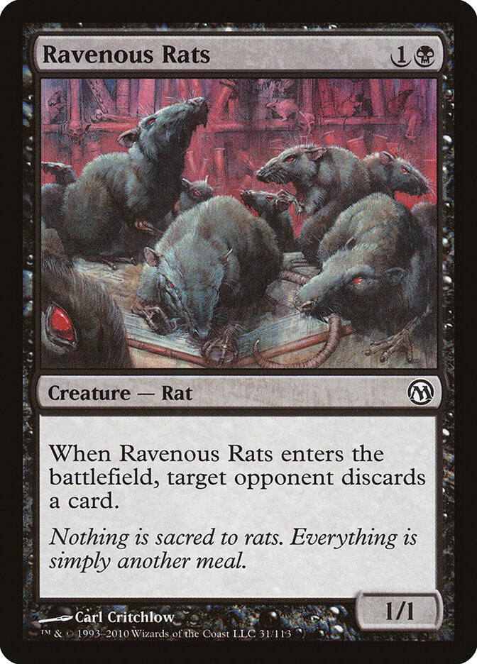 Ratos Vorazes / Ravenous Rats - Magic: The Gathering - MoxLand