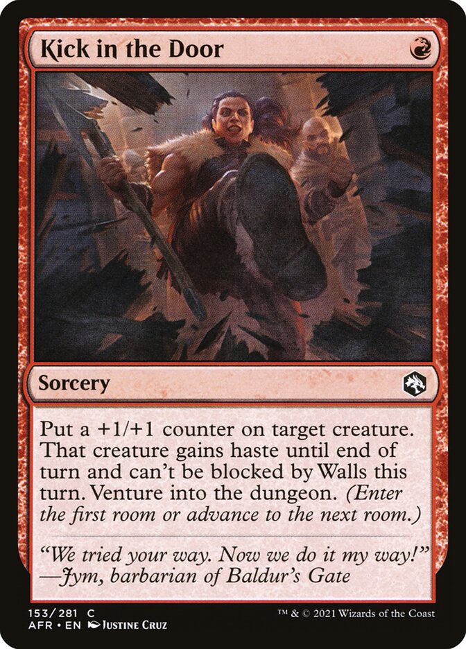 Pé na Porta / Kick in the Door - Magic: The Gathering - MoxLand