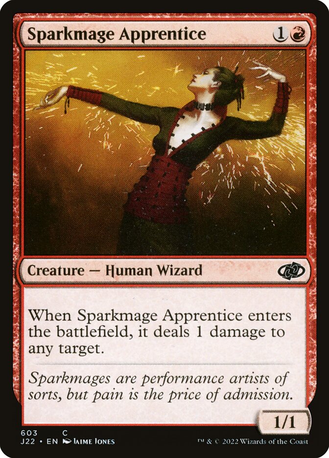 Aprendiz de Mago de Centelhas / Sparkmage Apprentice - Magic: The Gathering - MoxLand