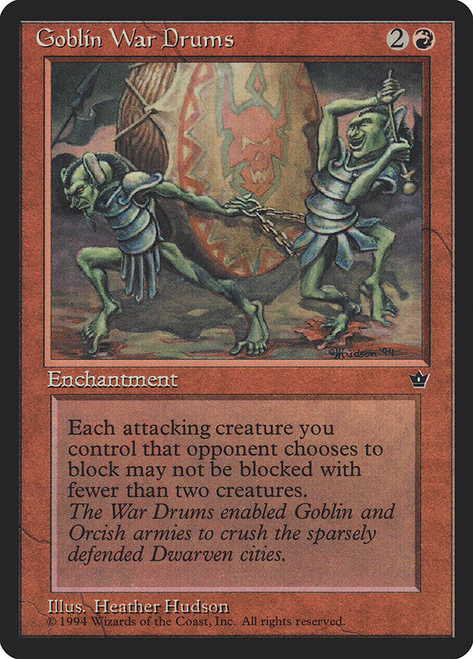 Tambores de Guerra dos Goblins / Goblin War Drums - Magic: The Gathering - MoxLand