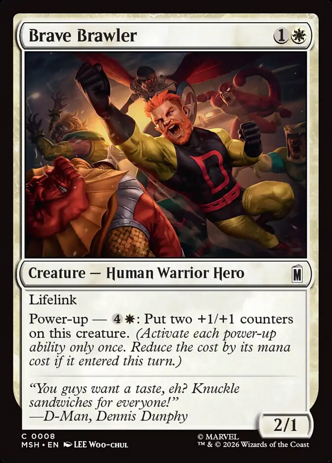 Brave Brawler - Magic: The Gathering - MoxLand