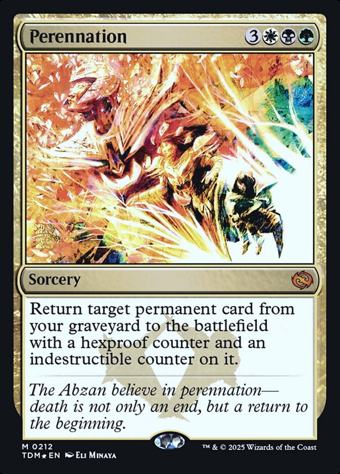 Perennation - Magic: The Gathering - MoxLand