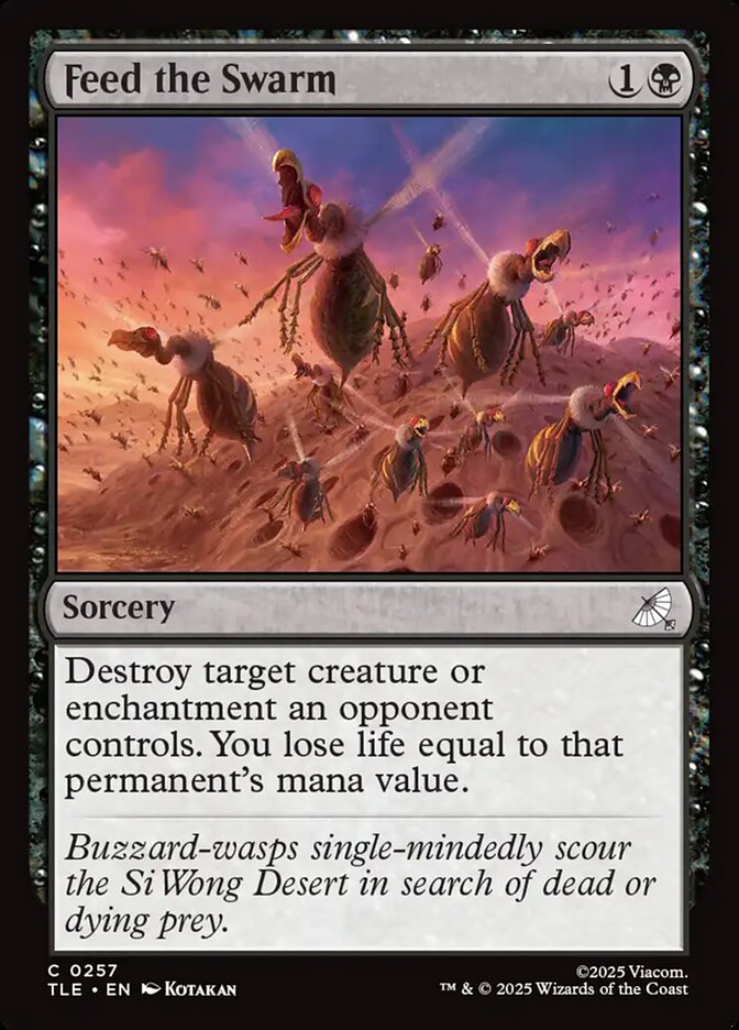 Alimentar o Enxame / Feed the Swarm - Magic: The Gathering - MoxLand