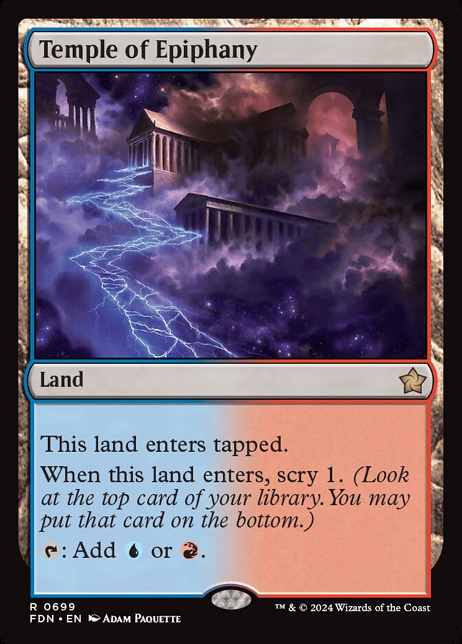 Templo da Epifania / Temple of Epiphany - Magic: The Gathering - MoxLand