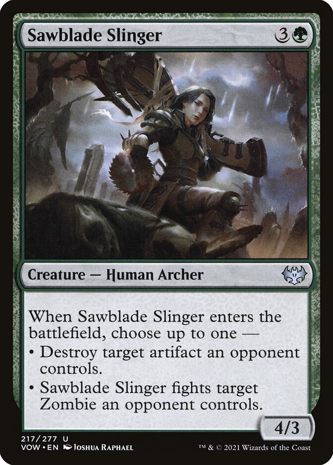 Atiradora de Serras / Sawblade Slinger - Magic: The Gathering - MoxLand