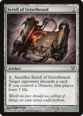 Pergaminho de Griselbrand / Scroll of Griselbrand - Magic: The Gathering - MoxLand