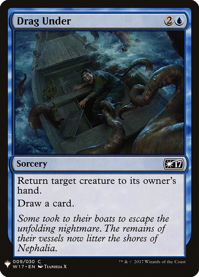 Arrastar para o Fundo / Drag Under - Magic: The Gathering - MoxLand