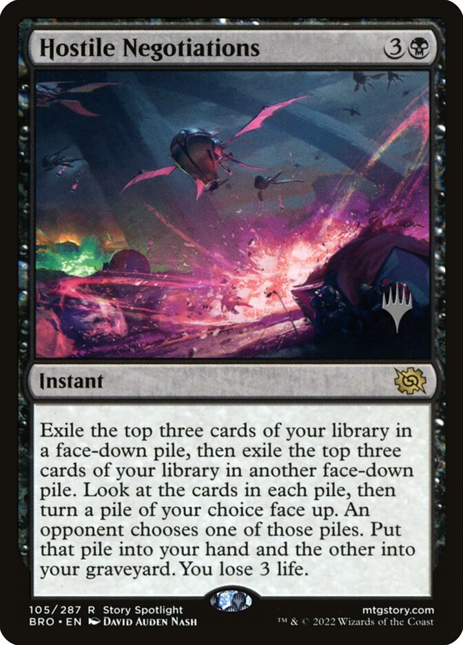 Negociações Hostis / Hostile Negotiations - Magic: The Gathering - MoxLand