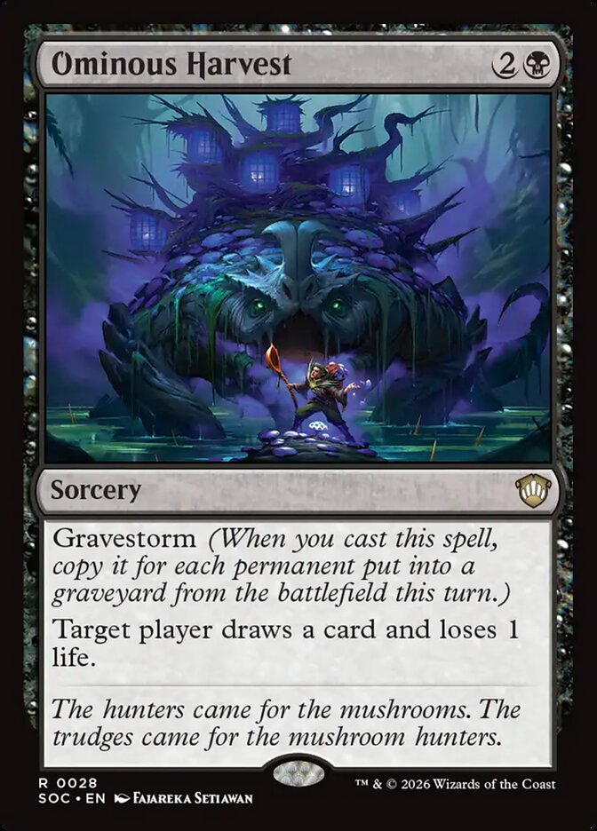 Ominous Harvest - Magic: The Gathering - MoxLand