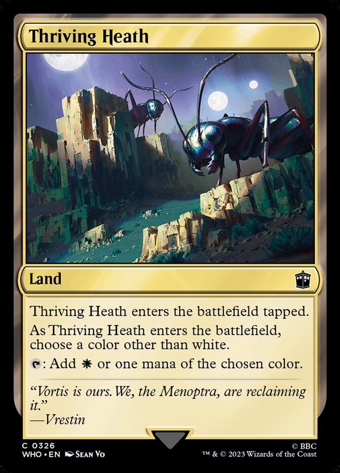Charneca Vicejante / Thriving Heath - Magic: The Gathering - MoxLand