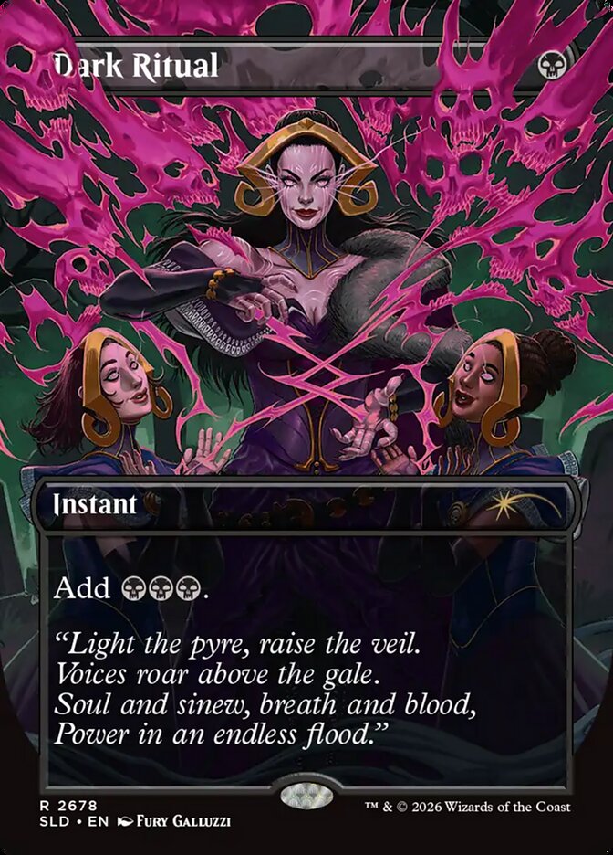 Ritual Sombrio / Dark Ritual - Magic: The Gathering - MoxLand