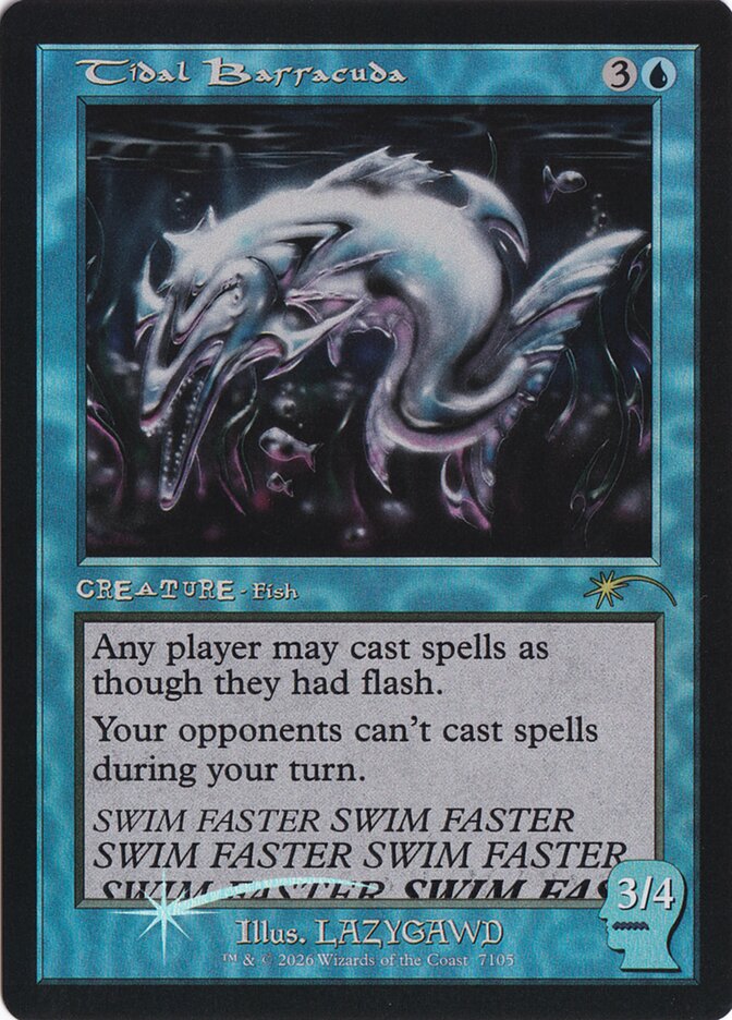 Barracuda das Marés / Tidal Barracuda - Magic: The Gathering - MoxLand