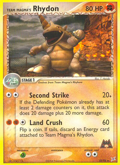 Team Magma's Rhydon - MoxLand - MoxLand