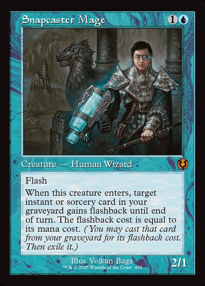 Mago da Conjuração-relâmpago / Snapcaster Mage - Magic: The Gathering - MoxLand