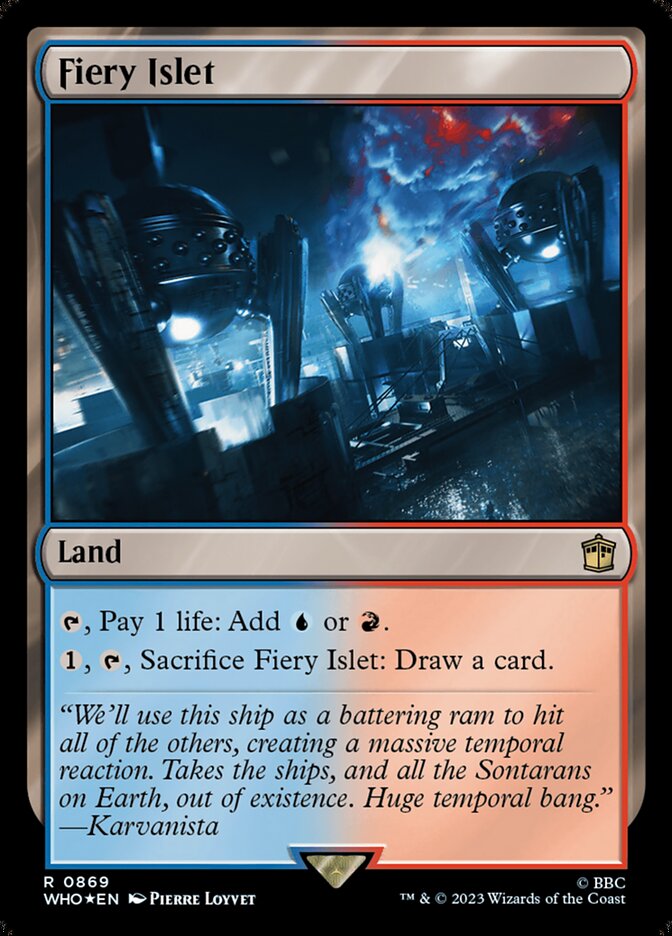 Ilhota Ardente / Fiery Islet - Magic: The Gathering - MoxLand
