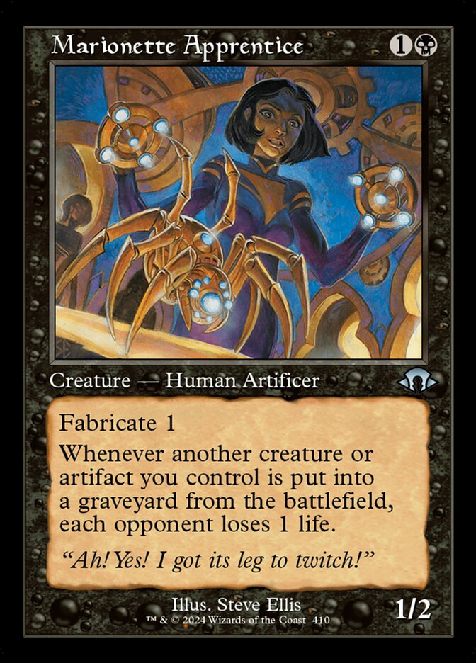 Aprendiz de Marionete / Marionette Apprentice - Magic: The Gathering - MoxLand