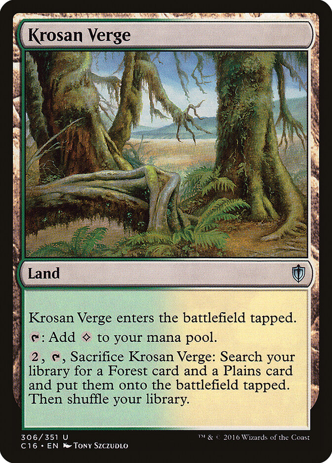 Orla Krosana / Krosan Verge - Magic: The Gathering - MoxLand