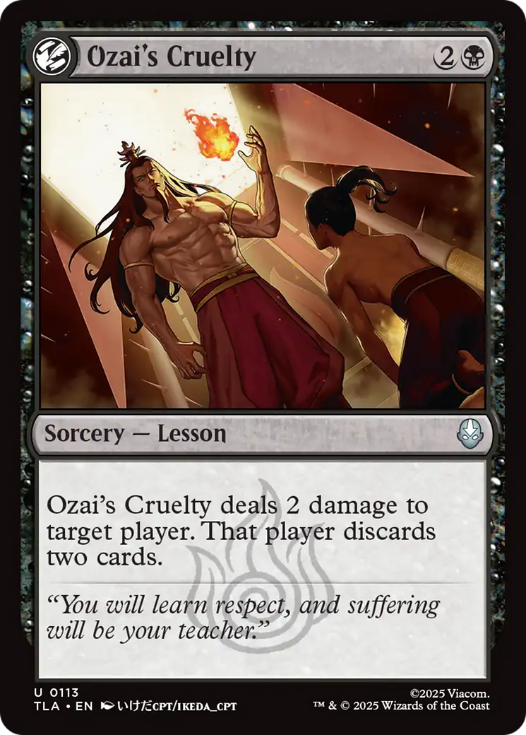 Crueldade de Ozai / Ozai's Cruelty - Magic: The Gathering - MoxLand