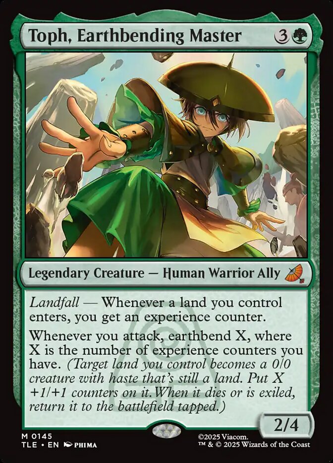 Toph, Mestra da Dobra de Terra / Toph, Earthbending Master - Magic: The Gathering - MoxLand
